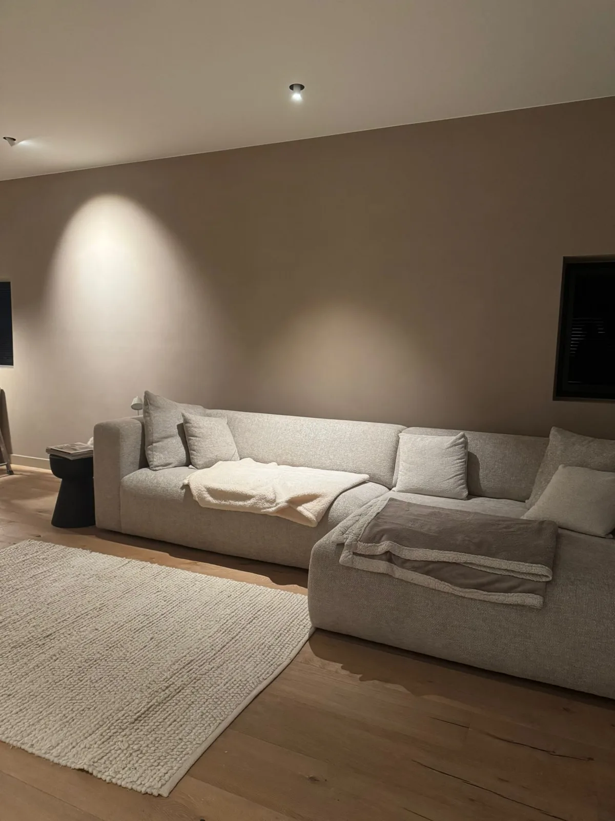 slaapkamer met sfeerverlichting